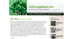 Desktop Screenshot of colocasiaplants.com